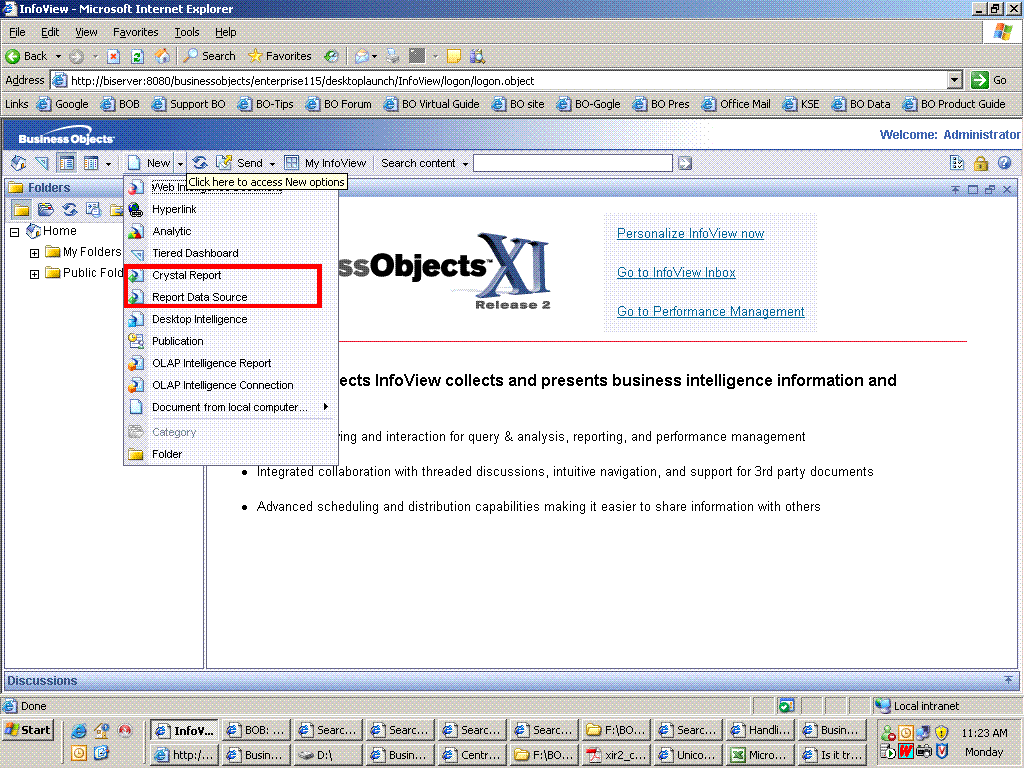 CR Options in Infoview.GIF